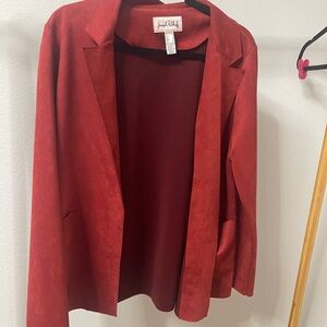 Joseph Ribkoff Deep Red Blazer